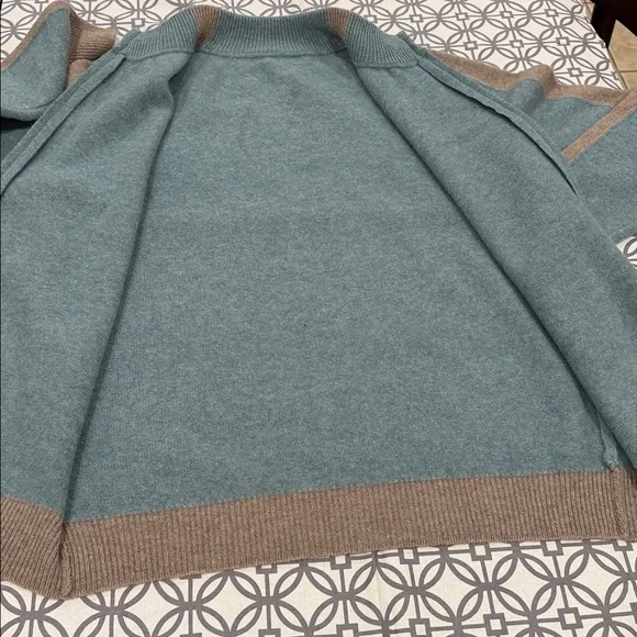 🔹NEW.. Two Tone Zip Front Mens Sweater… - Picture 3 of 6